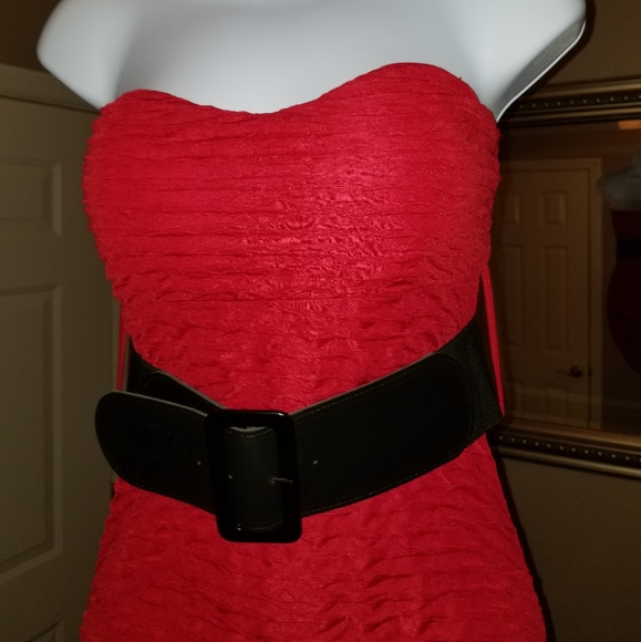 Red Mini  Dress - Picture 2 of 14